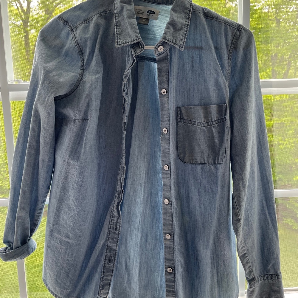 Old Navy Blue Button Down